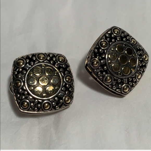 John Hardy 2 piece dot collection set - silver & 18kt - Picture 4 of 5